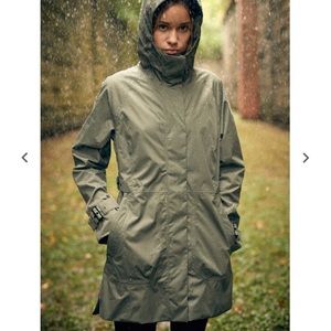 city breeze waterproof trench raincoat